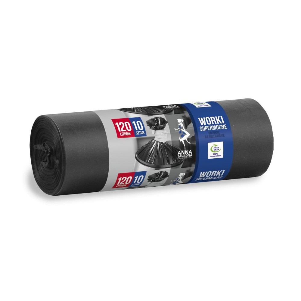 AZ WORKI NA ŚMIECI SUPERMOCNE 120L OP. 10SZT