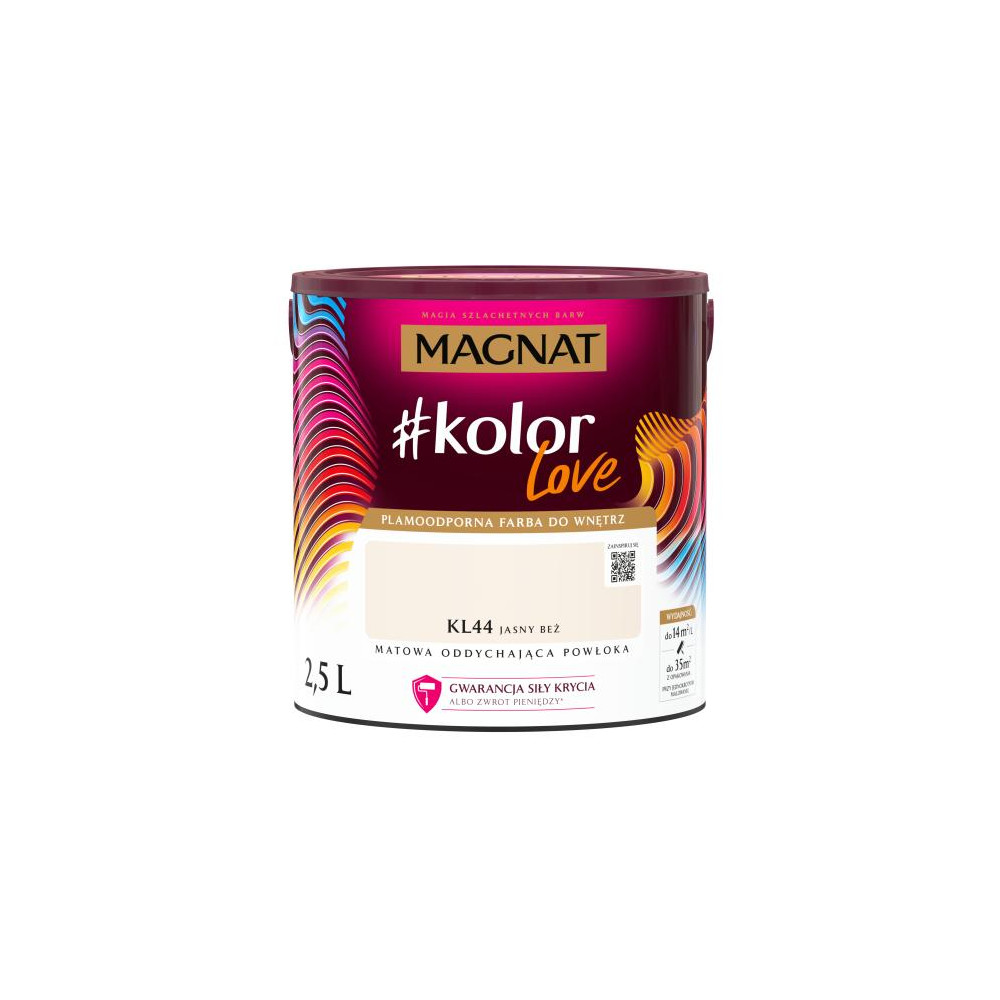 FARBA MAGNAT KOLOR LOVE JASNY BEŻ 2,5L