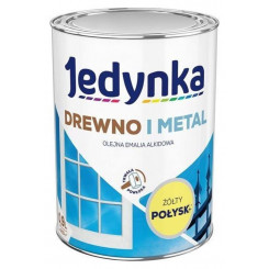 JEDYNKA EMALIA ALKID. 0,9L ŻÓŁTY POŁYSK ZEW/WEW