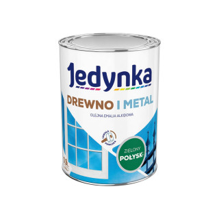 JEDYNKA EMALIA ALKID. 0,9L ZIELONY POŁYSK ZEW/WEW