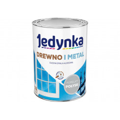 FARBA JEDYNKA EMAL. ALKID. 0,9L POPIELATY POŁ. ZEW/WEW