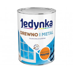 FARBA JEDYNKA EMAL. ALKID. 0,9L POMARAŃCZOWY PASTELOWY POŁ. ZEW/WEW