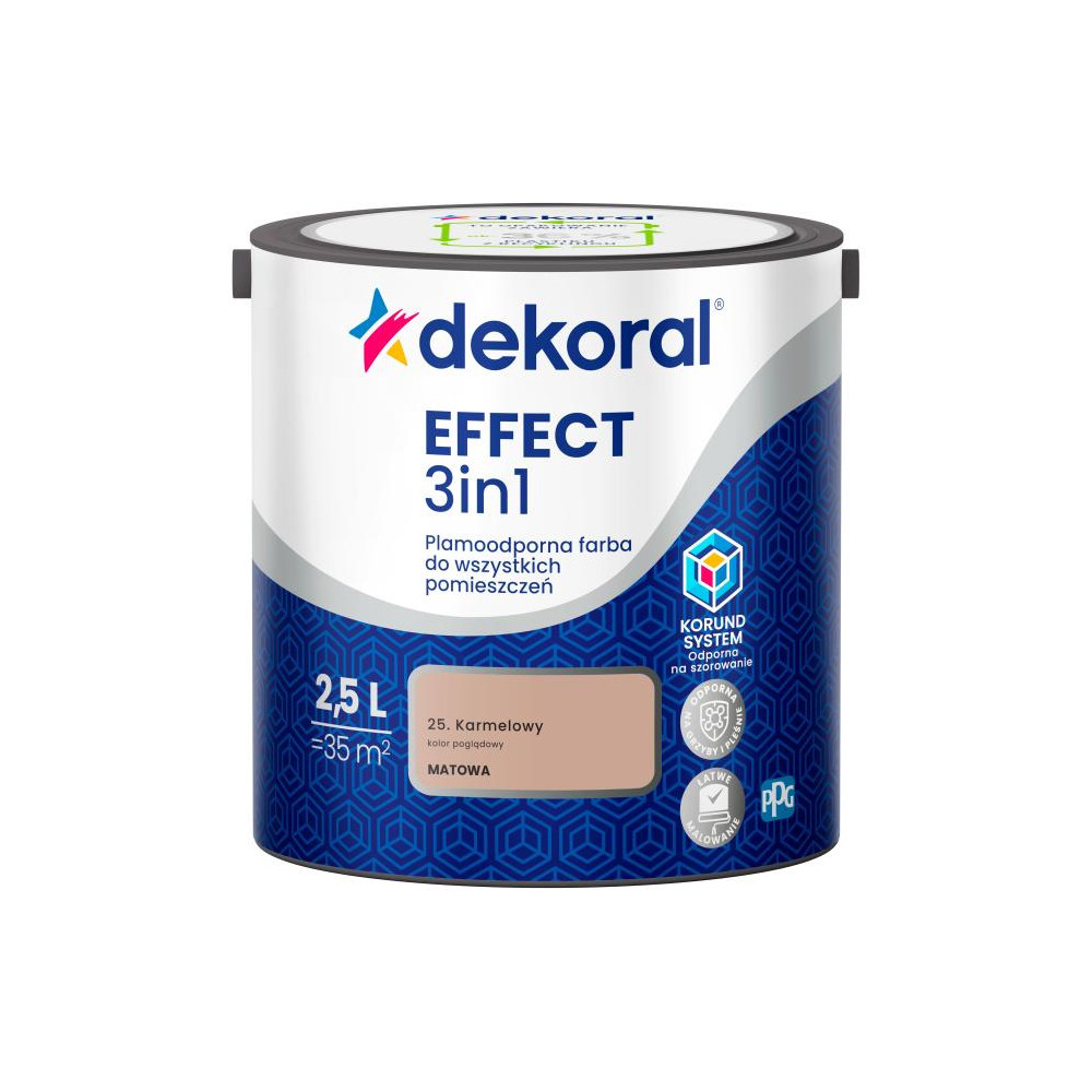 FARBA EFFECT PLAMODPORNA KARMELOWY 2,5L