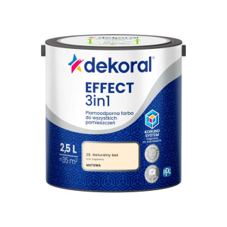 FARBA EFFECT PLAMODPORNA NATURALNY BEŻ 2,5L