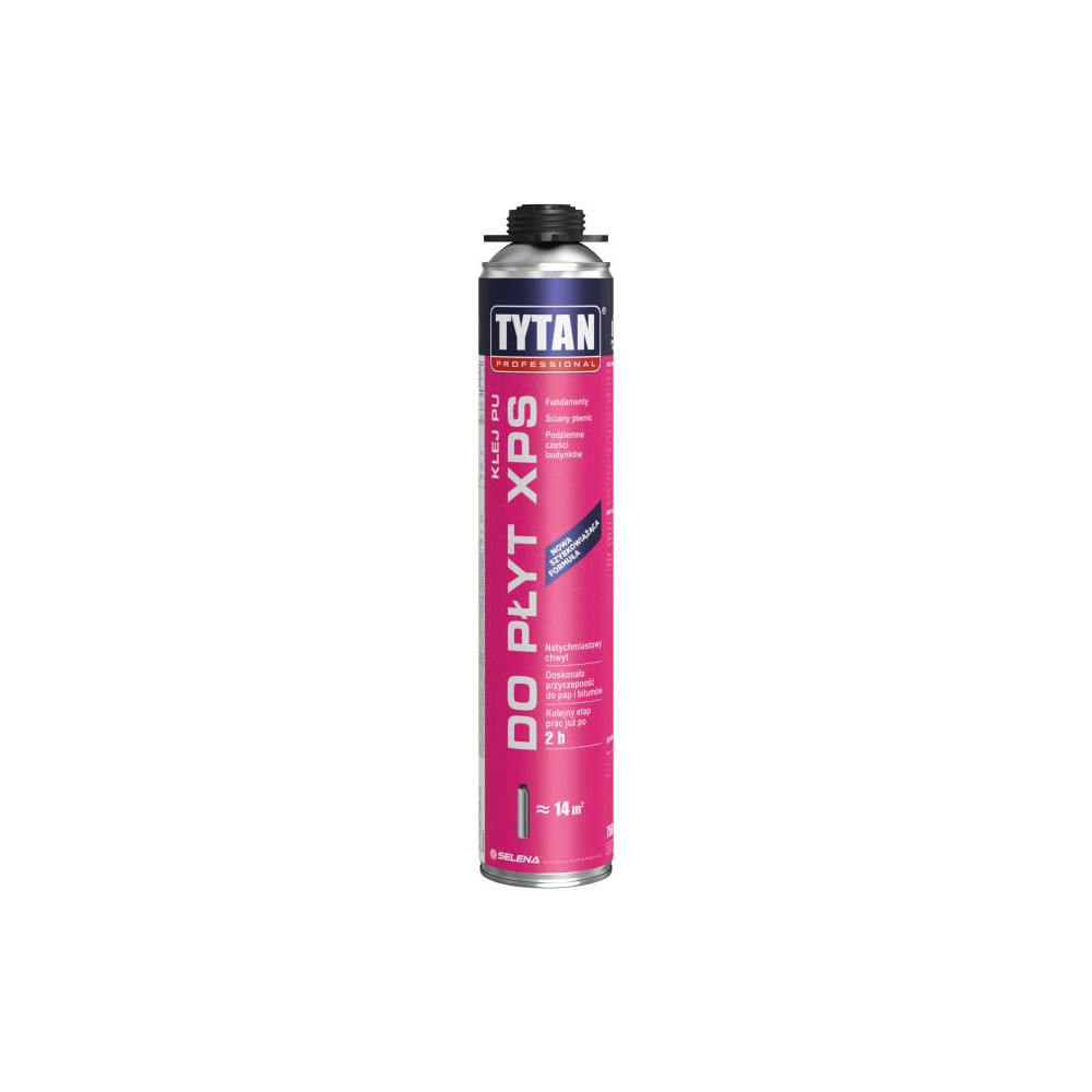 TYTAN KLEJ PU DO PŁYTY XPS PISTOLETOWY 750ML SZARY