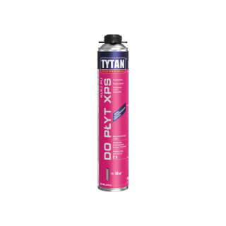 TYTAN KLEJ PU DO PŁYTY XPS PISTOLETOWY 750ML SZARY