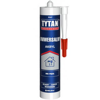 SILIKON TYTAN AKRYL UNIWERSALNY 280ML BIAŁY