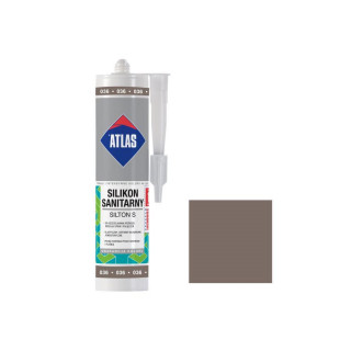 ATL SILIKON SANITARNY 0,28L 036 CIEMNOSZARY
