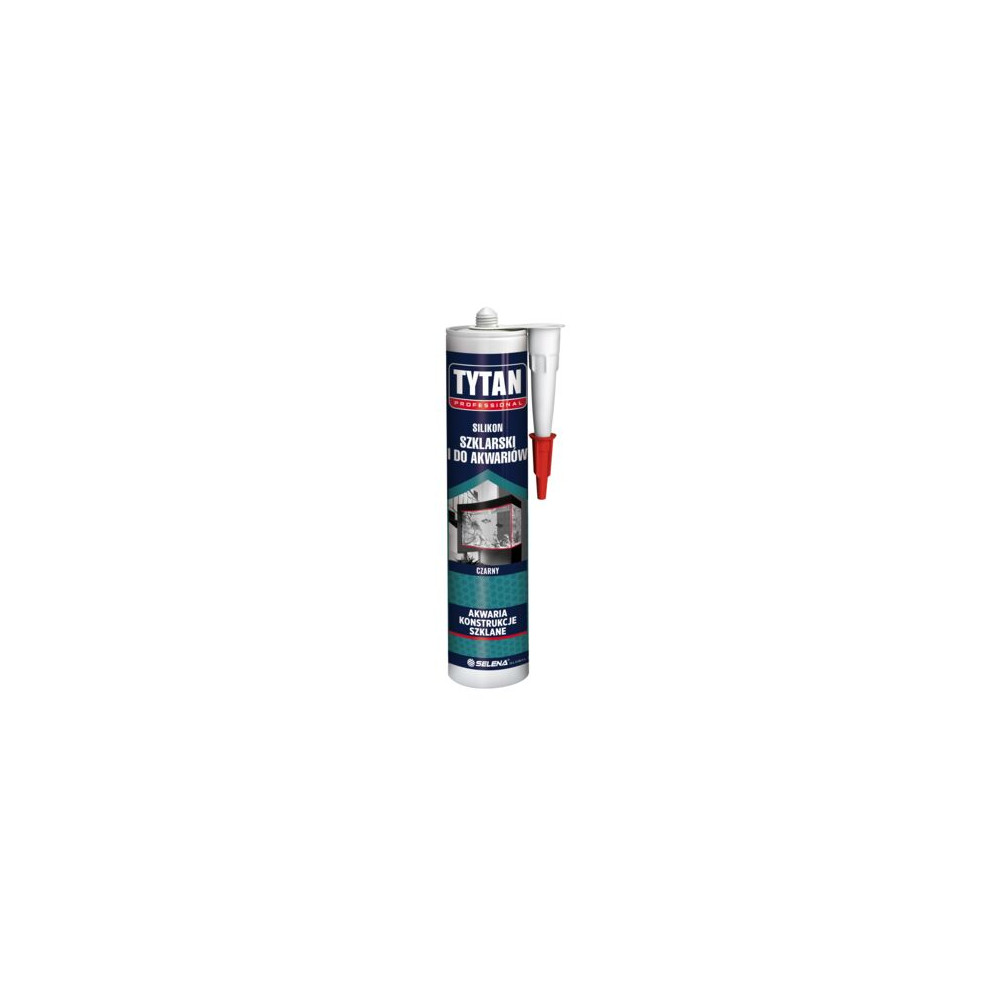 TYTAN SILIKON SZKLARSKI 280ML.CZARNY