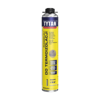 TYTAN KLEJ DO TERMOIZOLACJI PISTOLETOWY 820ML SZARY