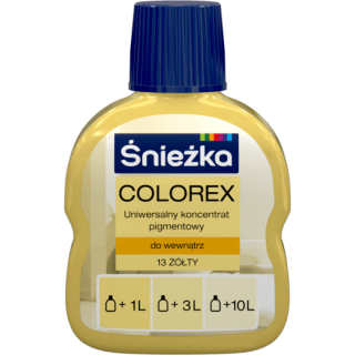 Śnieżka Colorex Uniwersalny koncentrat pigmentowy 100ml - kolor do wyboru