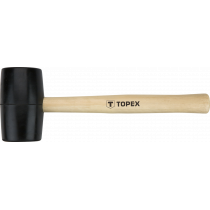 Młotek gumowy 50 mm/340 g - trzonek drewniany - Topex