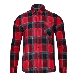 Koszula flanelowa w kratę LPKF1 czerwona - rozmiar do wyboru - CE -...