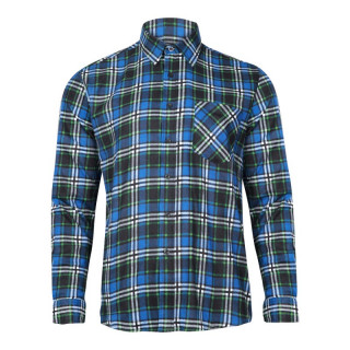 Koszula flanelowa w kratę LPKF3 niebieska - rozmiar do wyboru - CE...