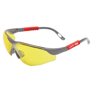 Okulary ochronne F UV PC 46051 żółte - CE - Lahti Pro