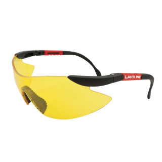 Okulary ochronne z filtrem UV 46039 żółte - CE - Lahti Pro