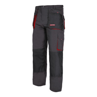 Spodnie do pasa wytrzymałe LPSR01 czarno-szaro-czerwone - rozmiar do wyboru - CE - Lahti Pro