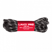 Sznurówki do butów trekkingowych okrągłe 120 cm L9040220 czarno-szare - 10 par - Lahti Pro