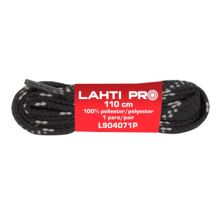 Sznurówki do butów płaskie 110 cm L9040810 czarno-szare - 10 par - Lahti Pro
