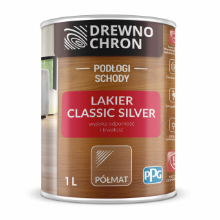 Drewnochron Lakier Classic Silver lakier podłogowy półmat 1l