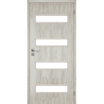 Drzwi wewnętrzne 80 cm prawe 4/4 dąb srebrny Milano - Voster