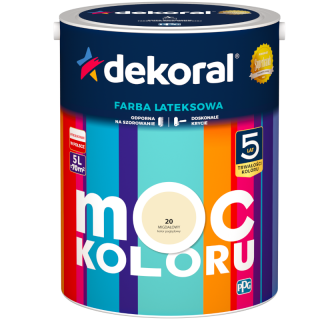 Dekoral Moc Koloru/Akrylit W 5l - kolor do wyboru