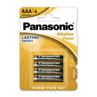 Baterie Alkaliczne Alkaline Power AAA LR3 - 4 sztuki - Panasonic
