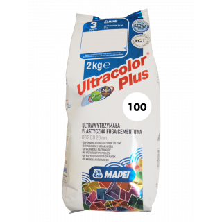 Fuga Ultracolor Plus 100 Biały 2kg - Mapei