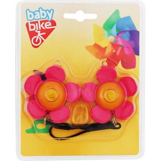 Lampa rowerowa dla dziecka kwiatek - Bike OK [Profast]