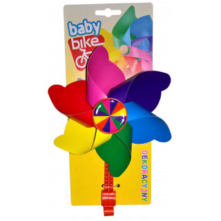 Wiatraczek rowerowy kolorowy BABY BIKE - Bike OK [Profast]