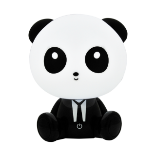 Lampka nocna Panda LED 2,5W biało-czarna - POLUX