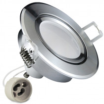 Oprawa okrągła LED Sun Olal 3in1 srebrny połysk - POLUX