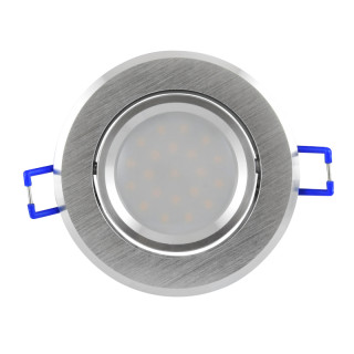 Oprawa okrągła LED Sun Olal 3in1 srebrny szczotkowana - POLUX