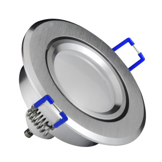 Oprawa okrągła LED Sun Olal 3in1 srebrny szczotkowana - POLUX
