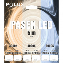 Pasek LED LP5060DW5 12V 28W 5M IP20 4000K 2400LM - POLUX n/z